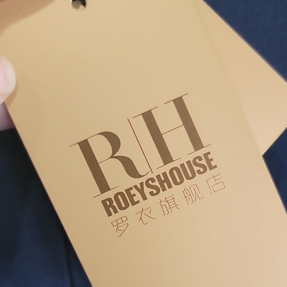 Roeyshouse NWT Elegant Blue Sleeveless Midi Dress - Picture 2 of 7